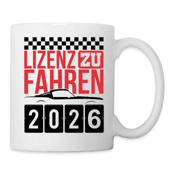 Driving License 2026 Driving Test Driving License Test - Mug - white - Right