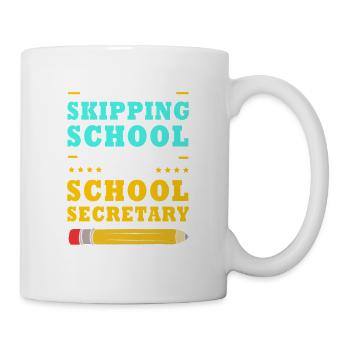 Secrétaire de l’école Secrétaire de l’école - Mug blanc - blanc - Droite
