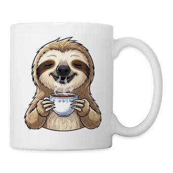 Cute Sloth Coffee Coffee Lover - Mug - white - Right