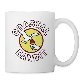 Küstenbandit Möwe Stiehlt Eis - Tasse - Weiß - Rechts