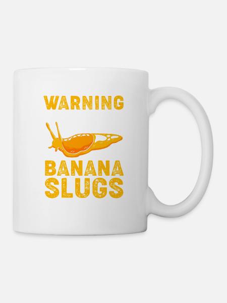 Schnecke Banane - Tasse - Weiß