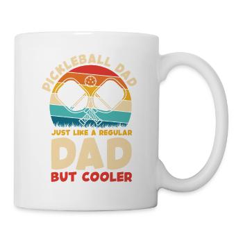 Pickleball Dad Cooler Than Regular - Mug - white - Right