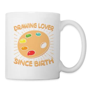 Artiste, peintre, Passionné de graphisme, Talents d’art Offerts - Mug blanc - blanc - Droite