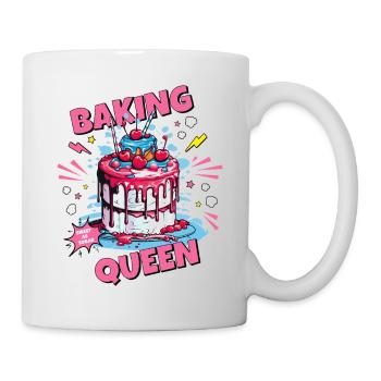 Backing Baking Queen Baking Fairy Baker Cake - Mug - white - Right