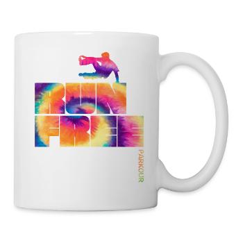 Parkour Run Free  - Mug - white - Right