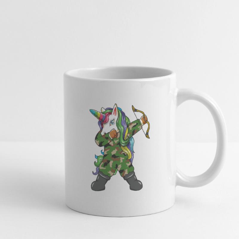 Dabbing: Einhornjäger, Tarnung, Bogenschütze, Bogenjäger, Bogenjäger, Tasse