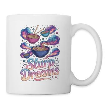 Ramen Slurp Dreams Loves Noodle Bowl Ramen Chef - Mug - white - Right