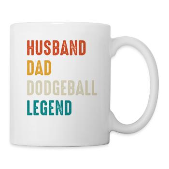 Dodgeball Legend: Husband Dad - Mug - white - Right