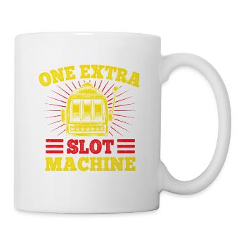 Gambling Fan One Extra Slot Machine Casino - Tasse - Weiß - Rechts