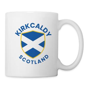 Kirkcaldy Scotland Shield Emblem - Mug - white - Right