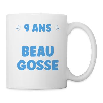 9 Ans Déjà Beau Gosse - Mug blanc - blanc - Droite