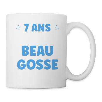 7 Ans Déjà Beau Gosse - Mug blanc - blanc - Droite