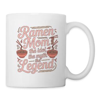 Ramen Mom The Idol The Myth Loves Japanese Food - Mug - white - Right