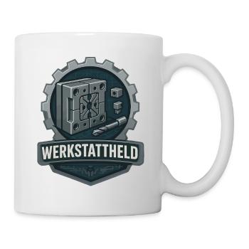 Werkstattheld, Werkzeugbau Profi - Mug - white - Right