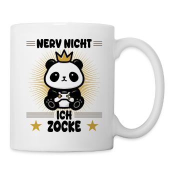 Ne t’énerve pas ! Je joue - Mug blanc - blanc - Droite