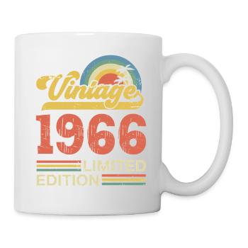 Vintage 1966 Anniversary Birthday Gift - Mug - white - Right