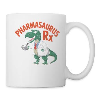 PharmaSaurus RX Doktoralligator - Tasse - Weiß - Rechts