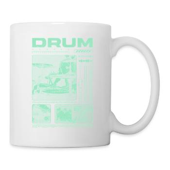 Rock-Schlagzeuger, Trommelspieler, Streetwear - Tasse - Weiß - Rechts
