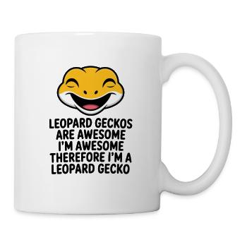 Leopard Gecko Laugh Artwork - Mug - white - Right
