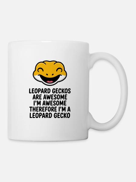 Leopardgecko - Tasse - Weiß