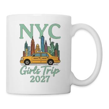 NYC Girls Trip 2027 - Tasse - Weiß - Rechts