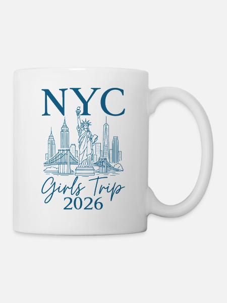NYC Girls Trip 2026 - Tasse - Weiß