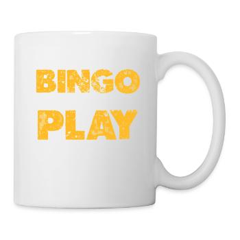 Badass Grandpa Tennis - Mug - white - Right