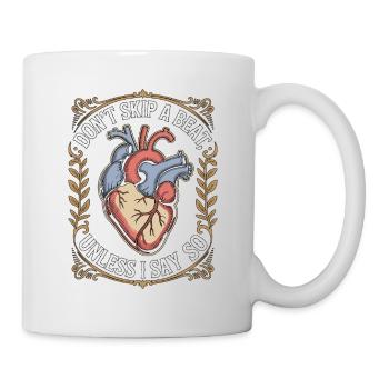 Cardiac Tech Don't Skip A Beat Unless Cath Lab - Tasse - Weiß - Rechts