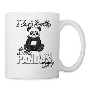 I Just Really Like Pandas OK  - Mug - white - Right