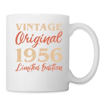 Vintage Original 1956 Limited Edition Jubiläum - Tasse - Weiß - Rechts