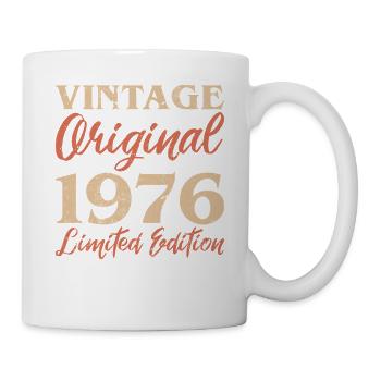 Vintage Original 1976 Limited Edition Anniversaire - Mug blanc - blanc - Droite