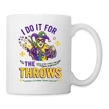 Mardi Gras Jester Beads - Mug - white - Right