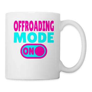 Offroading Mode ON – Off-Road Adventure - Mug - white - Right
