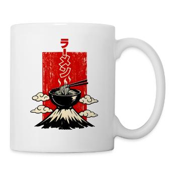 Ramen ラーメン Schale Auf Vulkan Japan Style - Tasse - Weiß - Rechts