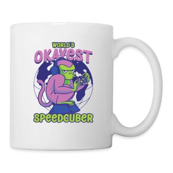 Speedcubing Speed Cube Worlds Speedcuber le plus correct - Mug blanc - blanc - Droite