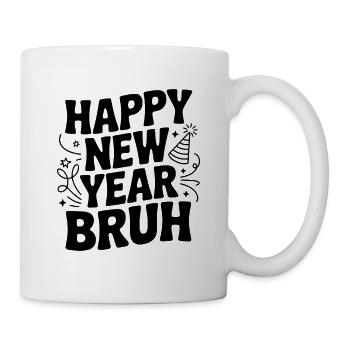 Bonne année mec - Mug blanc - blanc - Droite