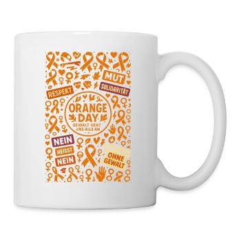 Orange Day Nonviolent for Women - Mug - white - Right