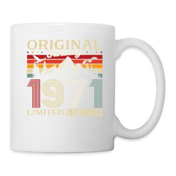 55e anniversaire Original janvier Né en 1971 - Mug blanc - blanc - Droite