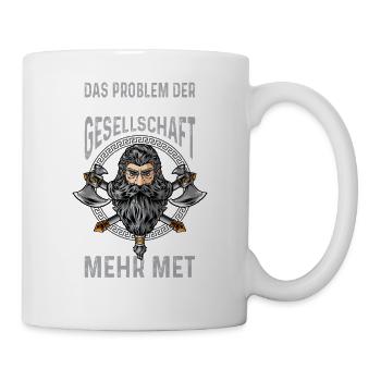 Tenues vikings Valhalla Mythologie nordique - Mug blanc - blanc - Droite