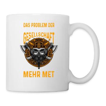 Tenue viking Valhalla Mythologie nordique - Mug blanc - blanc - Droite