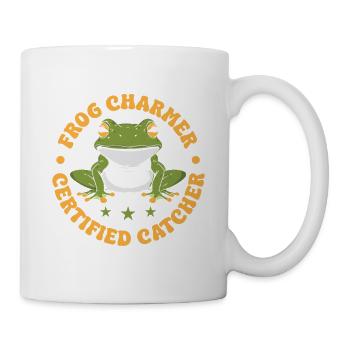 Frog Catcher Charmer Certified Frog - Tasse - Weiß - Rechts