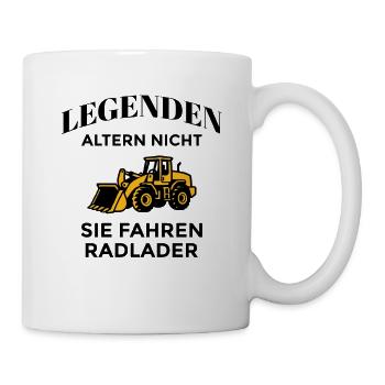 Legends drive wheel loaders - Mug - white - Right
