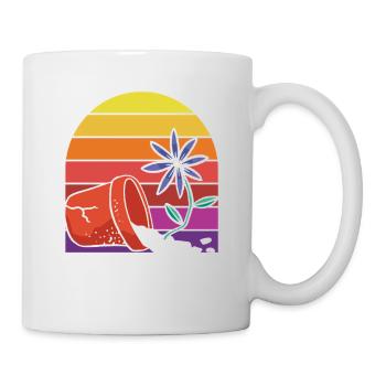 Retro Plant Lover Tea Plants Gardener - Mug - white - Right