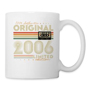 Anniversaire original vintage rétro vintage 2006 - Mug blanc - blanc - Droite