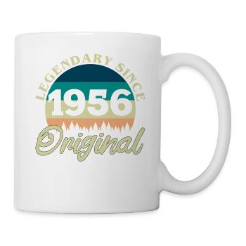 1956 Vintage Retro Original Birthday Gift - Mug - white - Right