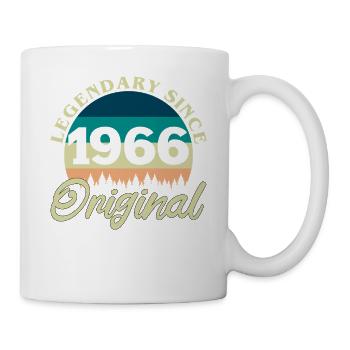 1966 Vintage Retro Original Birthday Gift - Mug - white - Right