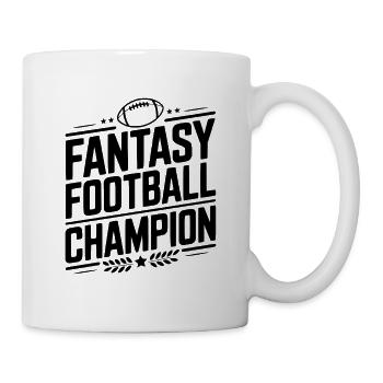 Champion de Fantasy Football - Mug blanc - blanc - Droite