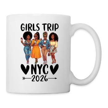 NYC Girls Trip 2026 - Tasse - Weiß - Rechts