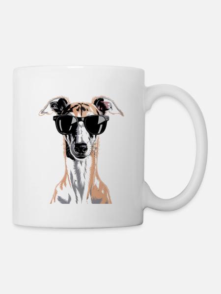 Greyhound Windhund - Tasse - Weiß