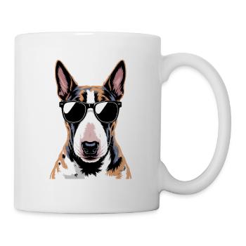 Bull terrier - Mug blanc - blanc - Droite